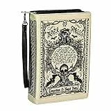 Stilvolle Clutch-Taschen mit literarischer Note: Buchförmige Handtaschen mit Schulterriemen und Handschlaufe, 9.25 Inch