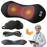 Vertacura Rückenmassagegerät,3 zonen ergo flow tiefenmassagegerät,Triple Fusion Back Massager with Traction Lifting,Vibration Massage and Hot Compress for Waist (A, AKKU)