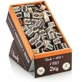 Venchi - Ausstellungsbox Cremino extra zartbitter, 2 kg - 3 cremige Schichten - Packung mit 190 Stück - Glutenfrei - Vegan