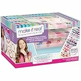 Make It Real 2901701 Ultimatives Perlenstudio, DIY Schmuckset mit 2600 Perlen in praktischer Aufbewahrungs-Box, Schmuck selber basteln für Kinder