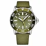 Stuhrling Original Voyager Herren-Armbanduhr, Nylonband, wasserabweisend, Quarz, 44 mm