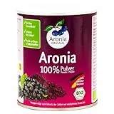 Aronia ORIGINAL 100% Bio Aronia Pulver 100 g | Aus Trester von Schale, Kernen und Fruchtfleisch der Beere | Vegan, ohne Konservierungsstoffe, ohne Zuckerzusatz (lt. Gesetz)