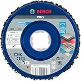Bosch Accessories Reinigungsscheibe X-LOCK Cleaning Disc N377 (Metall und Edelstahl, Ø 125 mm, Zubehör Winkelschleifer), Die Verpackung kann abweichen