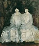 SERENDIPITP Kunstdruck Leinwand Wandkunst Bild Druck Kunst Gemälde die Schwestern Karoline und Pauline Fey von Richard Gerstl Leinwand Wandkunst Poster für Wanddekoration 60x90cm