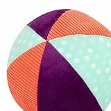 B. toys - Make It Chime - Weicher Stoffball - Plüsch-Baby-Ball mit läutender Glocke - Sinnesspielzeug für Babys, Kleinkinder, Kinder - Farben, Texturen und Geräusche - 0 Monate +