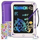 TEKFUN Kinderspielzeug für 3 4 5 6 Jahre alt Jungen Mädchen Geschenke, 10 Zoll LCD Schreibtablett Kinder Zeichentafel, pädagogische Reise Spielzeug Junge Mädchen Geburtstag Alter 3-8 (Violet)