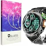Blueshaweu Displayschutzfolie Kompatibel mit LaNikar KE3 Smartwatch 1,45 Zoll, 9H Härte Panzerglas Schutzfolie [3 Stück ] Kompatibel für EIGIIS KE3 / LaNikar KE3 Smartwatch (HD)