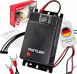 PATTLER® Marderschreck Ultraschall für Haus, Garage & Fahrzeug – Marderabwehr mit Ultraschall, Anschluss an 12V Batterie, Langfristiger Schutz für Motorraum, Carport, Dachboden & Außenbereiche