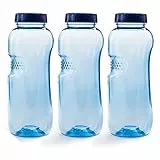 3 x 0,5 Liter Trinkflasche aus Tritan / Wasserflasche / BPA-frei