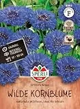 Sperli Wilde Kornblumensamen - Mehrjährige Blumen mit Lilablauen Blüten, Ideal für Beete & Schnitt, Wuchshöhe 80-100cm