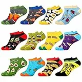 Belloxis Sneaker Socken Herren 43-46 Kurze Socken Herren 43-46 Bunte Socken Sportsocken Ausgefallene Socken Kuschelsocken Baumwollsocken Geburtstagsgeschenk für Manner