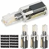 Xiatiaosann Kabelentwirrer Telefonkabel-Entwirrer, 4 Stück Anti-Tangle-Festnetztelefon-Hörerkabel, drehbarer Adapter, Spiralfederkabel, 360 Grad drehbarer Kabelentwirrer