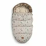 Elodie Details Universeller Fußsack für Kinderwagen & Buggy, Babyfußsack mit warmem Fleece, Wind- & wasserabweisend, passend für Babyschale, mit Reißverschluss, maschinenwaschbar, Meadow Blossom