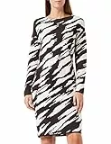 GERRY WEBER Damen 880027-35701 Kleid, Braun/Ecru/Weiss Gemustert, 44