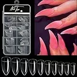 100 Pcs Nägel Spitzen Gebogene Ausdehnung Klaue Dicke Klaue Tief Gebogen