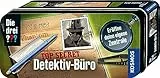 Die drei ??? Detektiv-Büro von KOSMOS, Eröffne eine eigene Detektiv-Zentrale, Detektiv Spielzeug Set für Kinder ab 8 Jahre, praktische Box für unterwegs mit wichtigen Utensilien zur Ermittlung