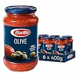 Barilla Pastasauce Olive – Sauce mit Oliven 6er Pack (6x400g)