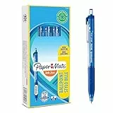 Paper Mate InkJoy 300RT Druckkugelschreiber | mittlere Spitze (1,0mm) | Blau | 12 Stück