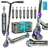 KESSER® Stunt Scooter X-Limit-Pro 360° Lenkung Funscooter Stuntscooter mit Ständer ABEC 9 Kugellagern, 110mm PU Räder, mit Ständer,Kickscooter Tretroller Cityroller Trick Roller für Kinder Erwachsene