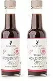 Sanchon Würzsauce Worcestershire Sauce 140 ml (Packung mit 2)