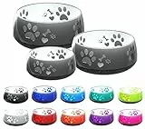 elropet Hundenapf kleine Hunde/Hundenapf große Hunde/Futternapf Hund/Trinknapf Hund/S/M/L rutschfest (S 330ml (kleine Hunde), Schwarz)