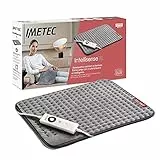 Imetec Intellisense XL, extra-großes Heizkissen für Rücken und Beine, Wärmekissen 38 x 50 cm, Microplüschstoff, 5 Temperaturen, Electro-Block- Sicherheitssystem, schnelles Aufheizen, maschinenwaschbar
