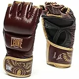 LEONE 1947, MMA-Handschuhe Legionarivs Ii MMA-Handschuhe, Unisex-Erwachsene, Bordeaux, M, GP102