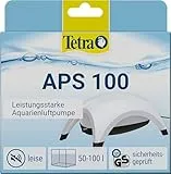 Tetra APS 100 Aquarium Luftpumpe - leise Membran-Pumpe für Aquarien von 50-100 L, weiß, ‎212497
