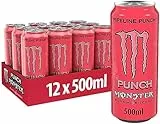 Monster Energy Pipeline Punch, 12x500 ml, Einweg-Dose, mit einem Mix aus Maracuja, Orange und Guave