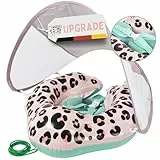 EDWEKIN® Baby Schwimmring 2026 mit Eltern-Zugleine – Mehr Sicherheit & Wasserspaß | TÜV geprüft | Premium Baby Float mit UPF50+ Sonnendach, Netzstoffgurt & Leo-Optik | 6–36M | Mitwachsend