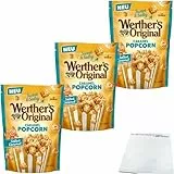 usy Bundle für Werthers Original Popcorn Salted Caramel 3er Pack (3x140g Beutel) + usy Block