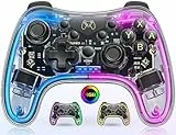 HELLCOOL Switch Controller mit Cooles RGB Licht Look/Aufwecken/Turbo Funktion/Präzise Joystick/Dual Motors Vibrations