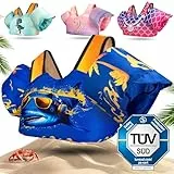 KIDVERSE Schwimmweste Kinder 3-6 Jahre - Geprüfte Qualität - Schwimmweste mit Schwimmflügel für Kinder - Schwimmhilfe für Jungen & Mädchen bis 30kg - Auftriebsweste - Schwimmtraining