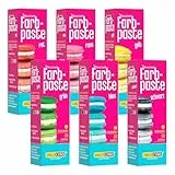 DECOCINO Farbpaste 6er-Set 6 x 20 g, geschmacksneutrale Lebensmittelfarben in Rot, Rosa, Grün, Gelb, Blau und Schwarz, ideal zum Einfärben von Kuchen, Fondant und Cremes, AZO-frei und glutenfrei