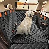 JOEJOY Hundedecke Auto Rückbank, Autoschondecke Rücksitz mit Seitenschutz und Sichtfenster, Hundeschutz Wasserdicht Kratzfest, Hunde Autodecke Autositz für Auto Van SUV