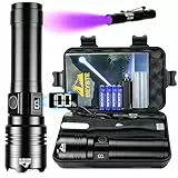BEYSTE Taschenlampe LED Aufladbar 500,000 Lumen, 1520M Weitschuss-LED Taschenlampe Extrem Hell, Sehr Helle Taktische Taschenlampe Aufladbar USB C, Starke Taschenlampen Wasserdicht For Outdoor NotfäLle