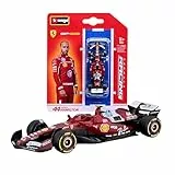 Bburago – F1 Ferrari SF-25#44 Lewis Hamilton 2025, Diecast-Modellauto im Maßstab 1:64, detaillierte Nachbildung eines Formel-1-Rennwagens, offiziell von Ferrari lizenziert, Sammlerblister, 14+