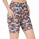 LOS OJOS Camo Radlerhose Damen - Hohe Taille Bauchweg Camouflage Workout Leggings für Frauen