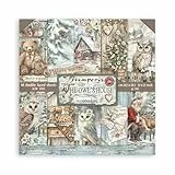 Stamperia - Scrapbook Paper Pad for Scrapbooking, Albums, Card Making, Bullet Journalling and More, Acid Free, Double-Sided, Perfect for Hobbies, Crafts, and Gifting (The Owl’s House) (30.5 x 30.5cm)