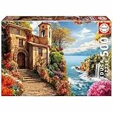 Educa - 500 Teilen Puzzle für Erwachsene | Villa am Meer | Größe: 48 x 34 cm | Ab 11 Jahren (20296)