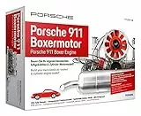 FRANZIS 67140 - Porsche 911 Boxermotor, originalgetreuer Motorbausatz des klassischen, luftgekühlten 6-Zylinder Motors im Maßstab 1:4, inkl. Soundmodul, Anleitung und 86-seitigem Begleitbuch