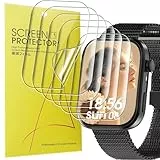 Blueshaweu Schutzfolie Kompatibel für KIPTUMTEK Smartwatch 2.01' TS63, HD klar Flexible TPU Displayschutzfolie [6 Stück] für KIPTUMTEK TS63 Smartwatch (transparent)