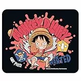 ABYSTYLE Weiches Mauspad One Piece Luffy Chibi – offizielles Produkt – Format 21 x 22 cm – glatte Oberfläche & rutschfeste Unterseite
