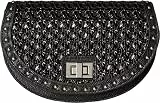 Steve Madden Women's Woven Belt Bag Black SM
