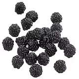 Deco Woerner Lebensmittel-Attrappe Brombeeren 2,5cm Ø Fake Brombeeren Naturgetreue Deko Beeren Frucht-Imitat Food Dummy