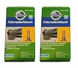 FILMER 2 x Fahrradschlauch 28 x 1 3/8 x 1 5/8 Schrader-(Auto-) ventil, 37-622