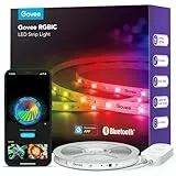 Govee LED Strip 10m, RGBIC LED Streifen mit Segmentcontrol, Musik Sync, 64 Szenenmodus, Steuerbar via App-Steuerung,Farbwechsel, Geeignet für Zuhause Schlafzimmer