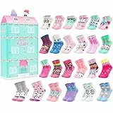 Get Trend Gabbys Dollhouse Socken Adventskalender Mädchen 2025, 24 Paar, 27-32, Countdown Weihnachten Kalender, Geschenke für Kinder (Multi Gabby’s Dollhouse)