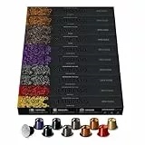 NESPRESSO ORIGINAL Ispirazione Italiana Auswahl 100 Kaffeekapseln | Arabica & Robusta Kaffee | Mittlere bis dunkle Röstung