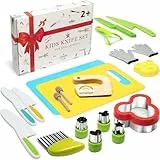 LETTO & TAILOR Kindermesser und Brotausstechformen Kinder Set 21-teiliges, Ausstecher Brot und Gemüse, Messer für Kinder, Montessori Messer - Perfektes Weihnachts- oder Geburtstagsgeschen